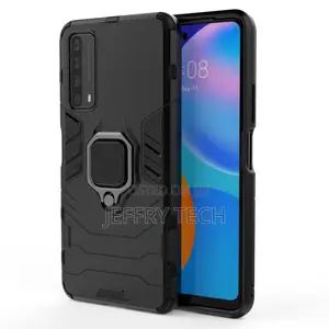 Huawei Y7a P Smart 2021, 3in1 Shockproof Rugged Ring Car Ho