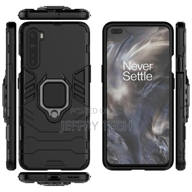 Shockproof Armor Case for Oneplus Nord N100 Case Ring Stand - thumbnail 2
