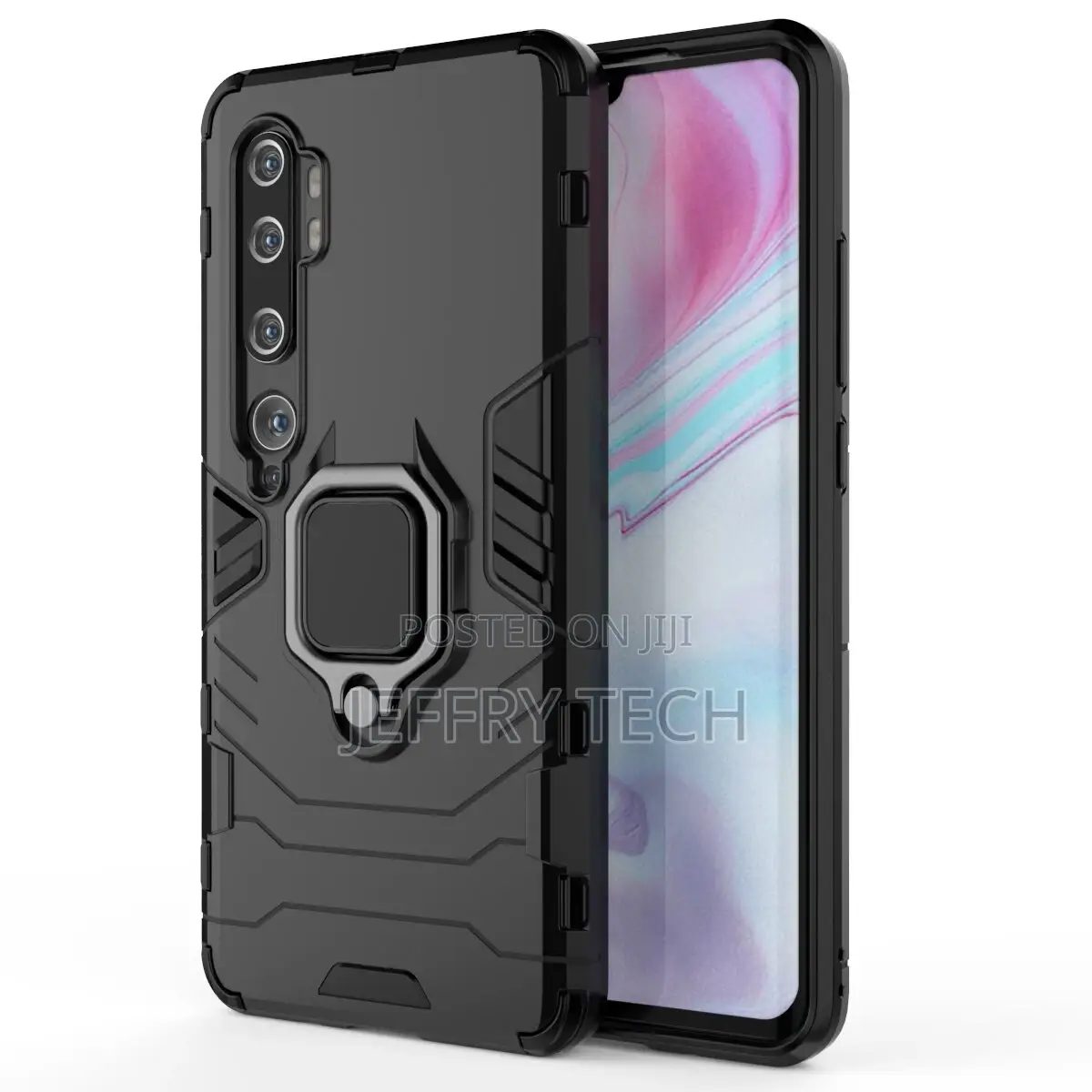 Xiaomi Mi CC9 Pro Silicone TPU Magnetic Ring Holder Armor S