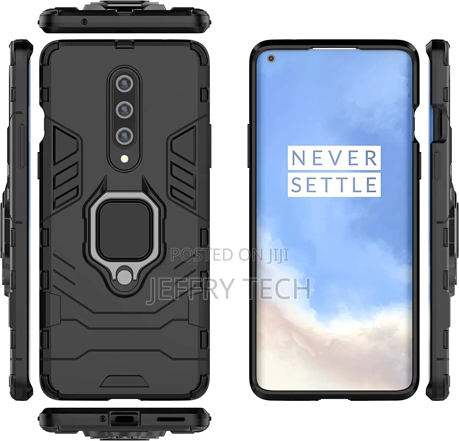 For Oneplus 8/1 8 Cover Iron Man With Metal Ring
