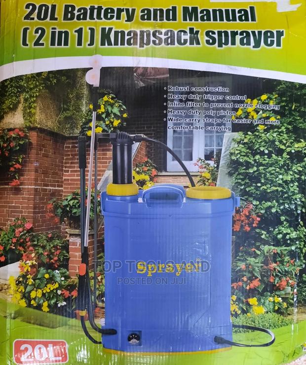 2 in 1 Battery Knapsack Sprayer 20ltrs - main view