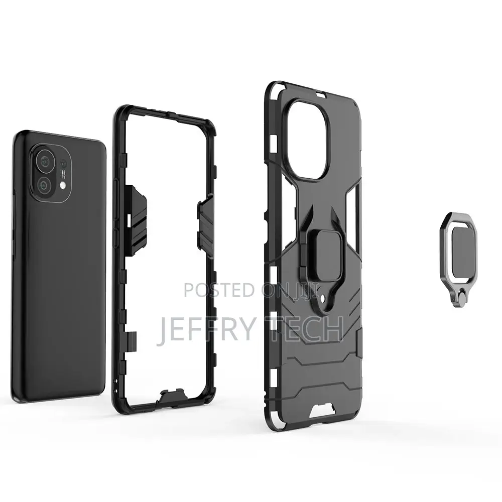 Kickstand Tough Rugged Cover for Xiaomi Mi 11 Blue