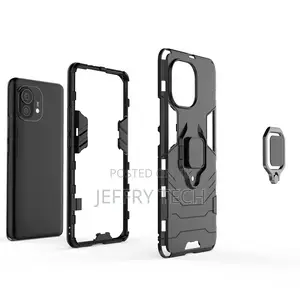 Kickstand Tough Rugged Cover for Xiaomi Mi 11 Blue