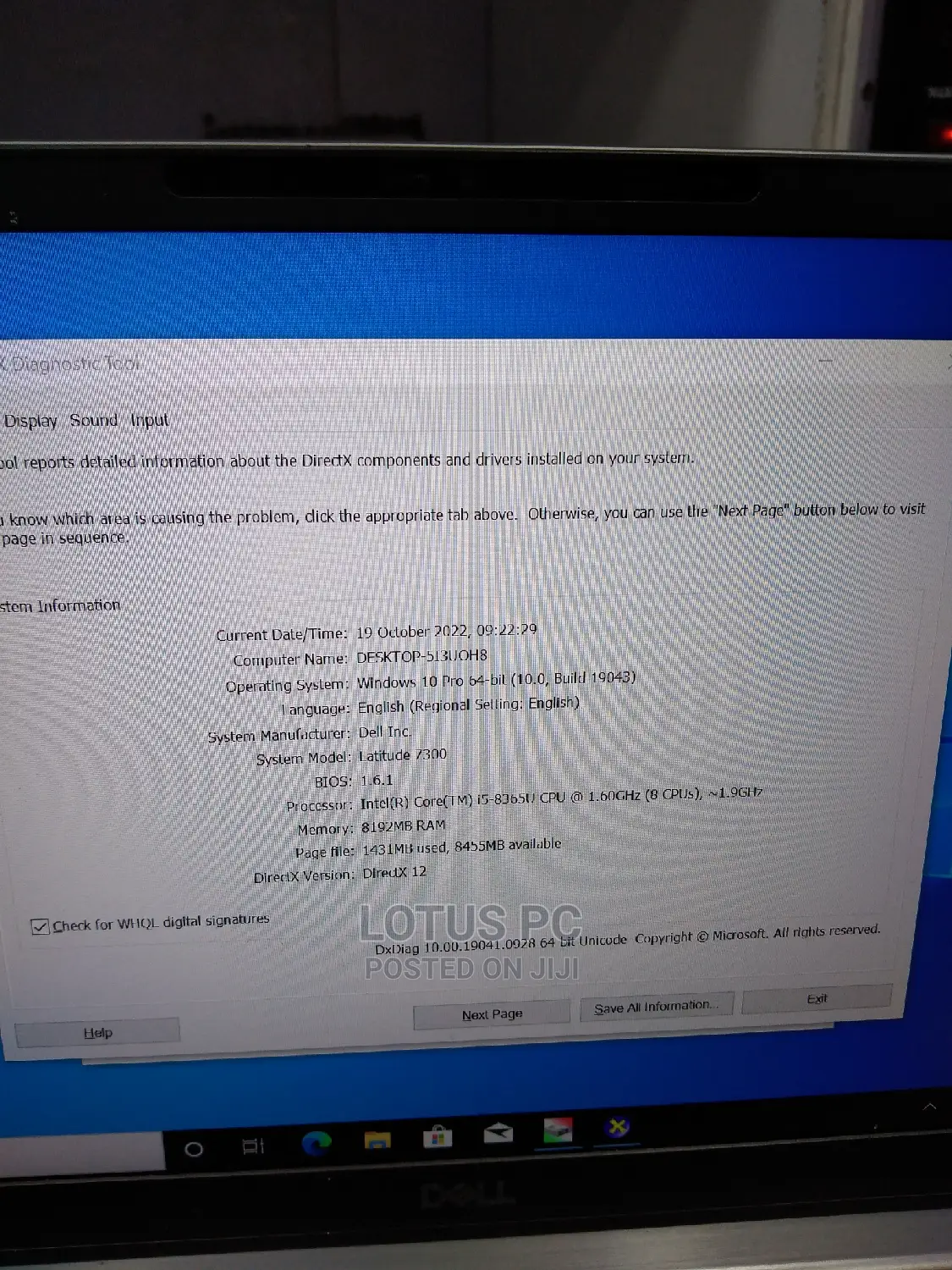 Laptop Dell Latitude 7389 8GB Intel Core I5 SSD 256GB