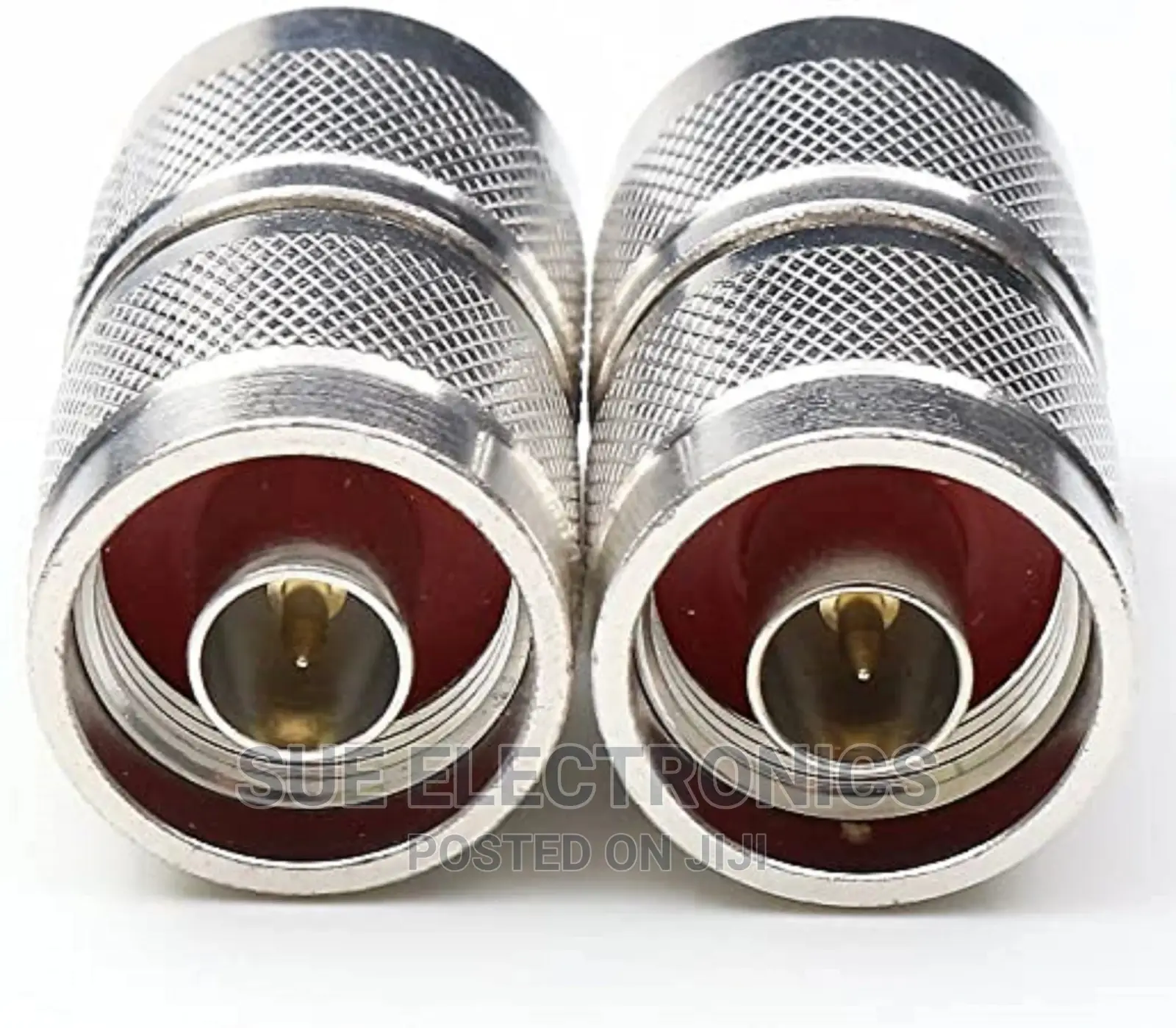 N Male Plug to N Male Plug Barrel Adapter