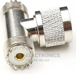 Uhf Male to Uhf Female Tee Connectors