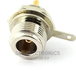 N Female Panel Mount With Nut Bulkhead Handle