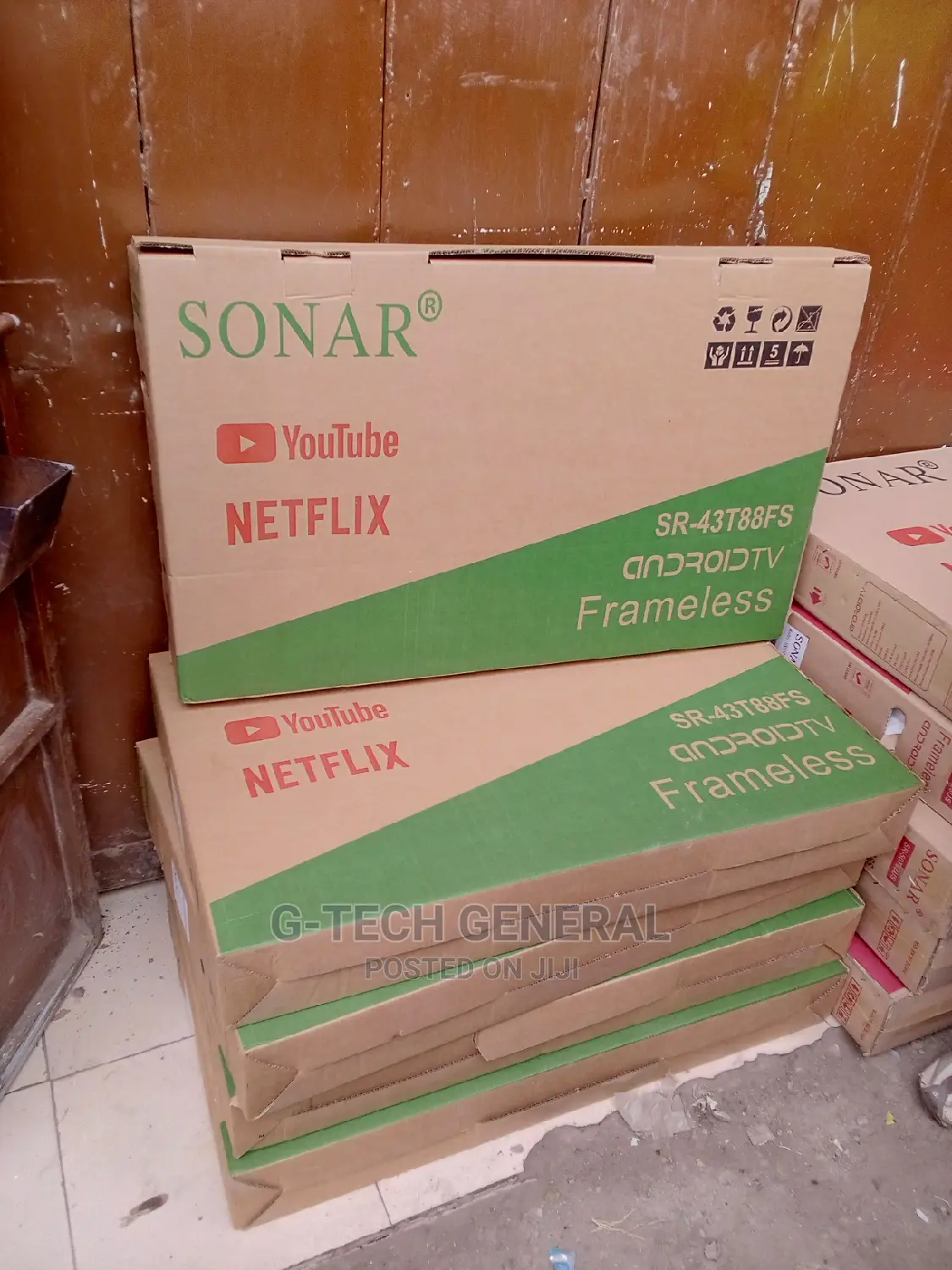 Sonar SR43T81FS,43 Inch Smart Android TV