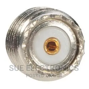 Uhf Female to Uhf Male Right Angle Adaptor
