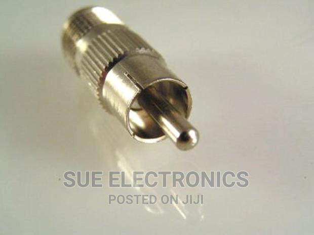 TNC Socket Female to Rca/Phono Plug Male Adapter