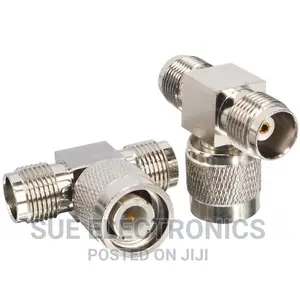 50 Ohm TNC One Male Two Female Coaxial Connector