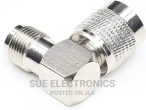 TNC Right Angle to TNC Female Adapter Male