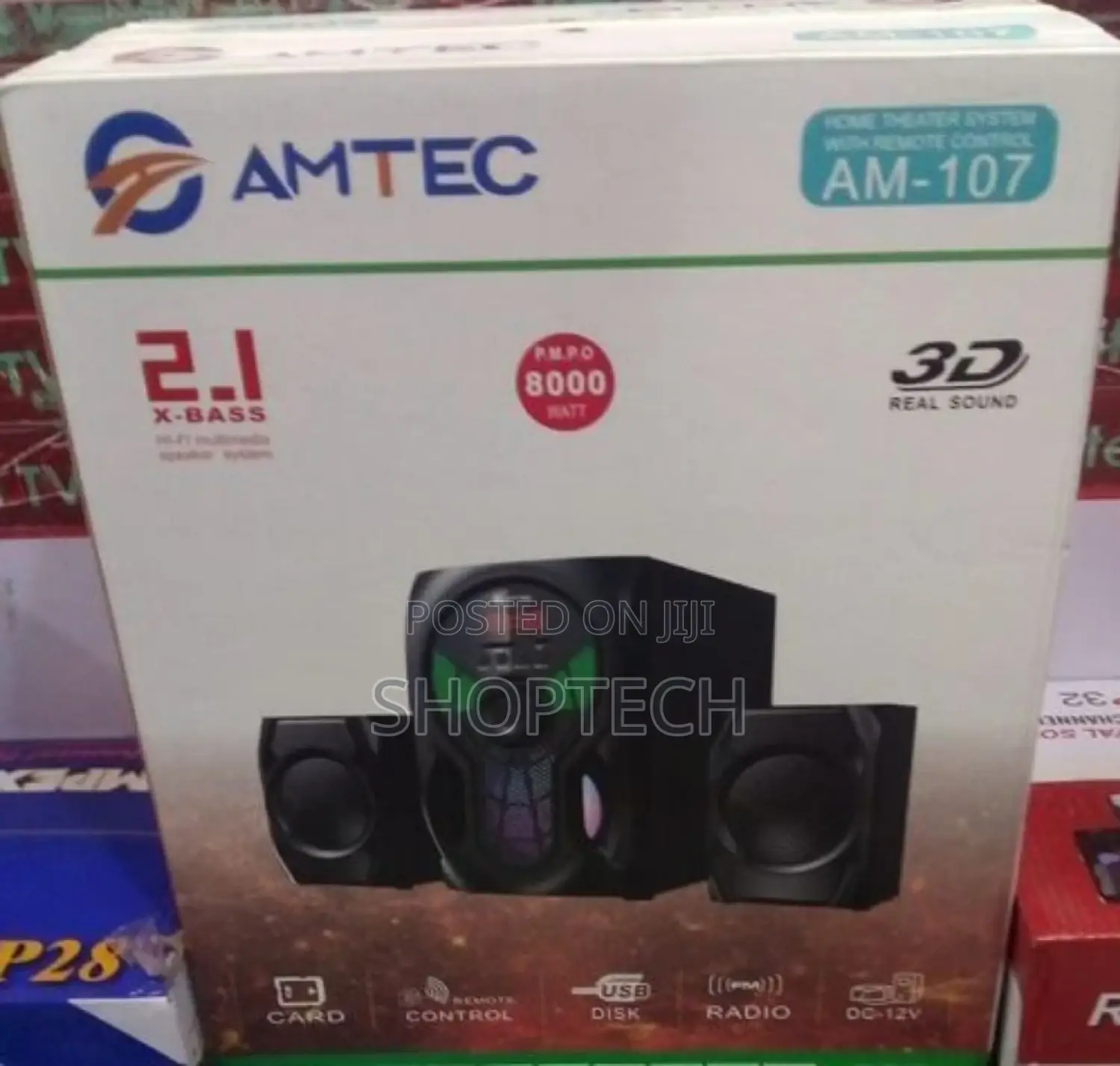 2.1ch Amtec 109 Speaker System Woofer