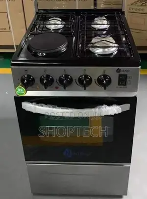 Nunix 3GAS+1electric Plate Standing Cooker+ Electric Oven