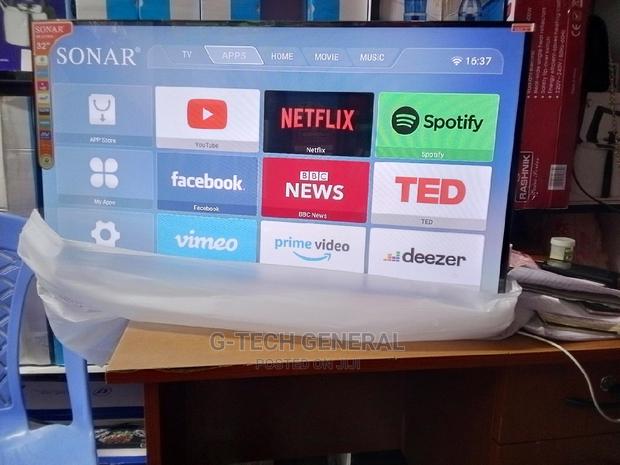 Sonar 32" Inch Smart Android Frameless Netflix Youtube - thumbnail 3