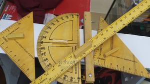 Wooden Protractor - thumbnail 2