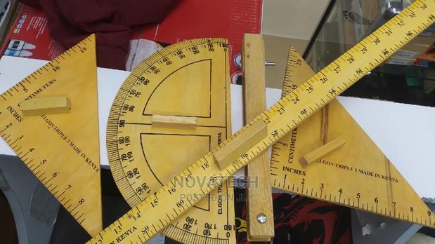 Wooden Protractor - main view