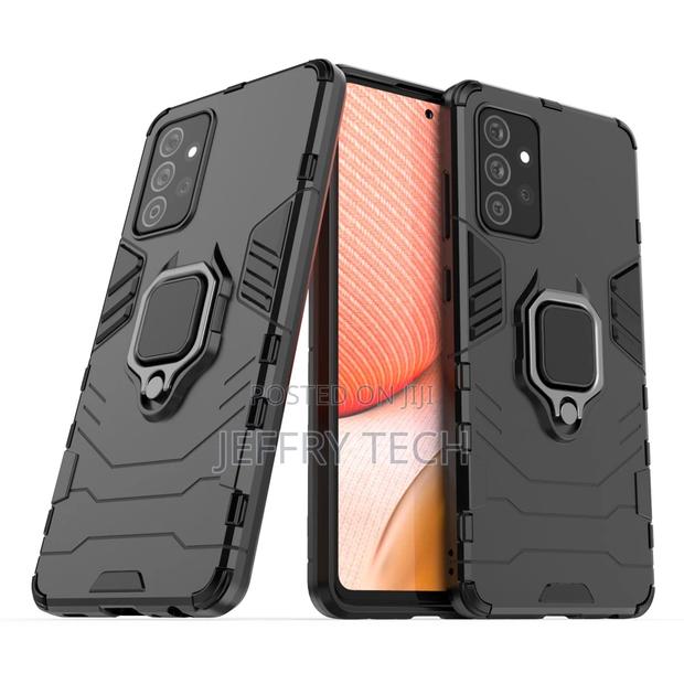 Tough Rugged Cover for Samsung Galaxy A72 4G Black - main view