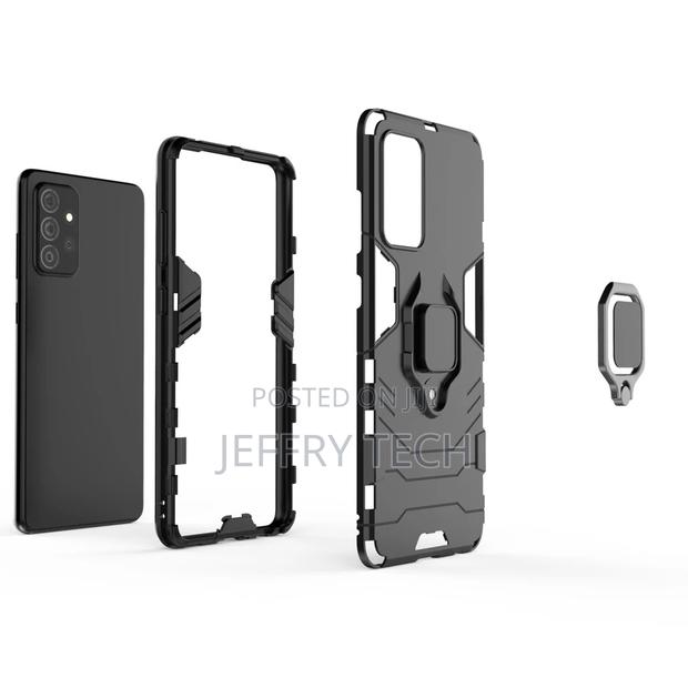 Tough Rugged Cover for Samsung Galaxy A72 4G Black - thumbnail 2