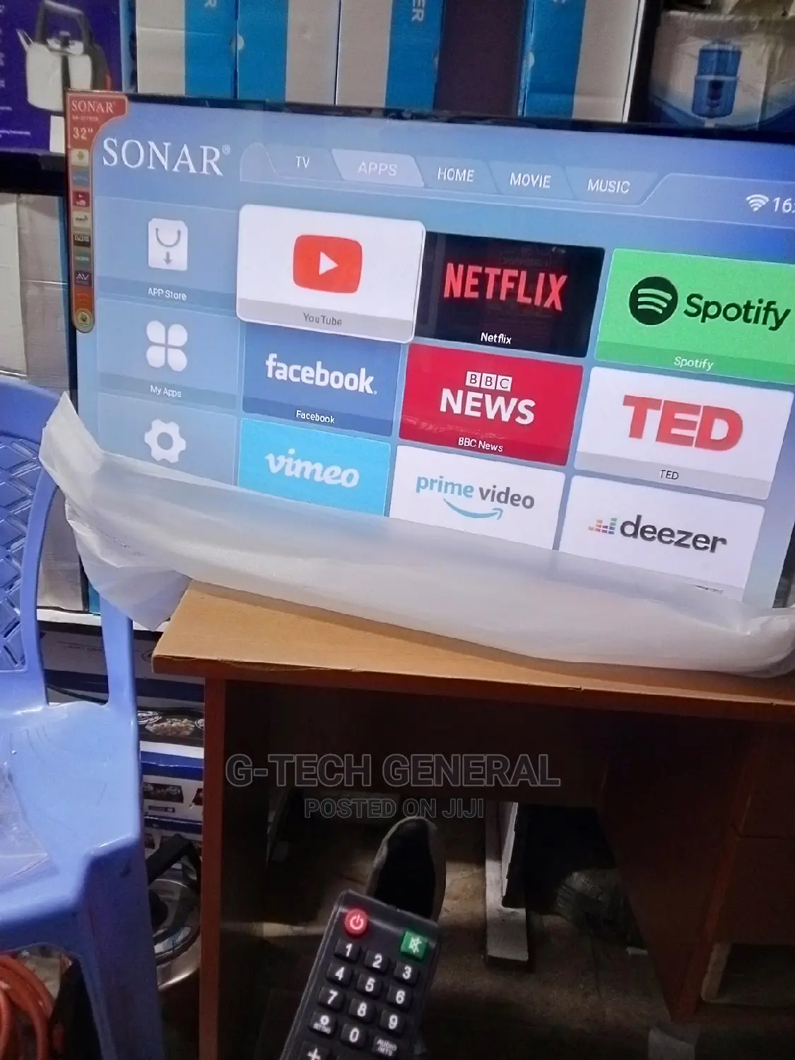 Sonar 32" Inch Smart Android FRAMLESS FHD Netflix Youtube