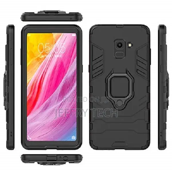 Cover Case With Ring Holder for Samsung Galaxy J6 Prime - Ar