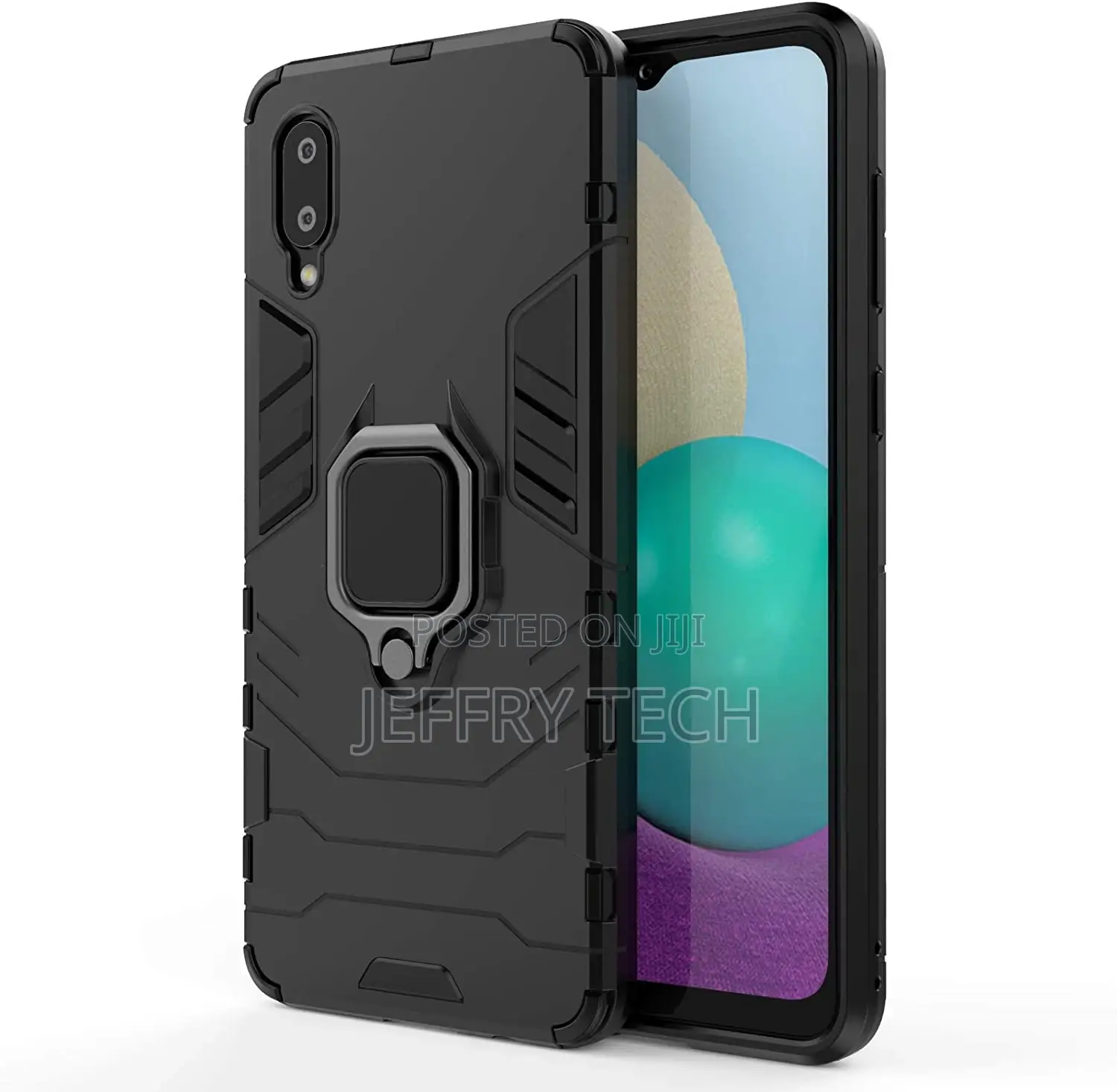 Case for Samsung Galaxy A02, 360 Degree Rotating Ring Holder