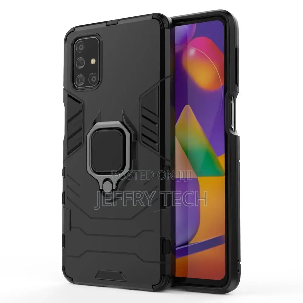 Ring Armor Case Kickstand Tough Rugged Samsung Galaxy M31s B