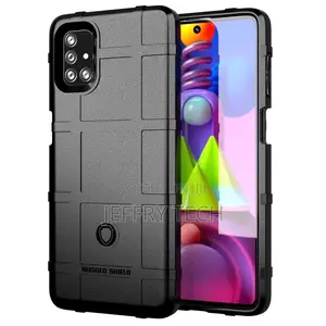 Samsung Galaxy M51 Case Rugged Armor Shockproof Flexible TPU