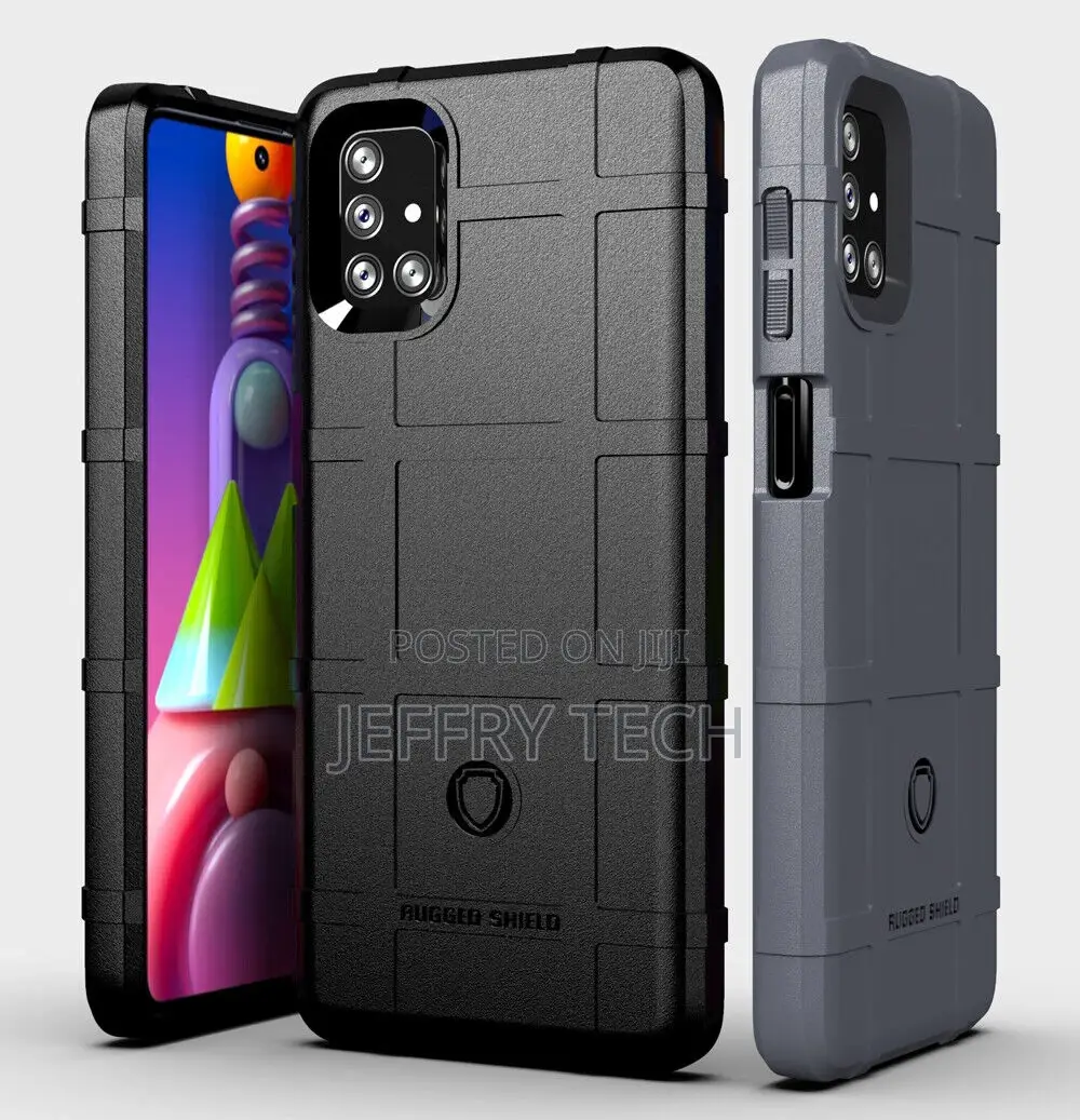 Samsung Galaxy M51 Case Rugged Armor Shockproof Flexible TPU