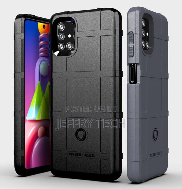 Samsung Galaxy M51 Case Rugged Armor Shockproof Flexible TPU - thumbnail 2