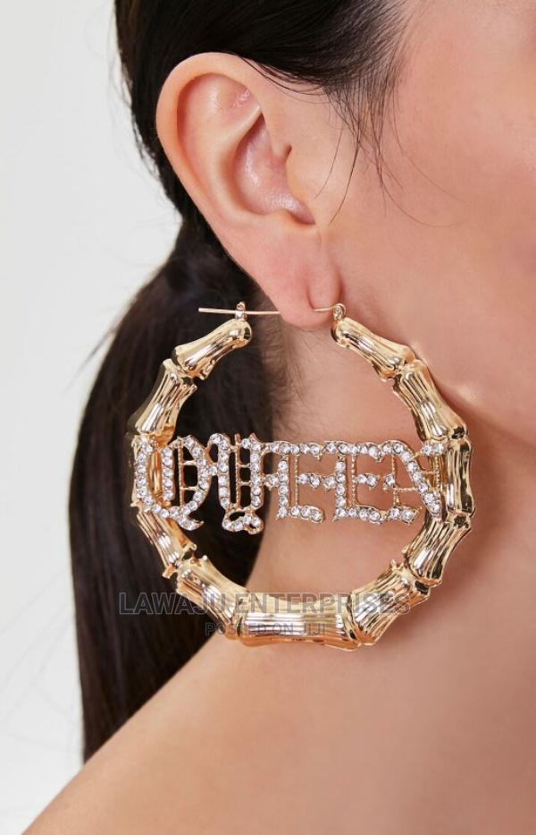 Boss- Bamboo Loop Earrings - main view