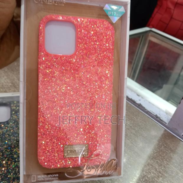 iPhone 12 Silicon Glitter Case - main view