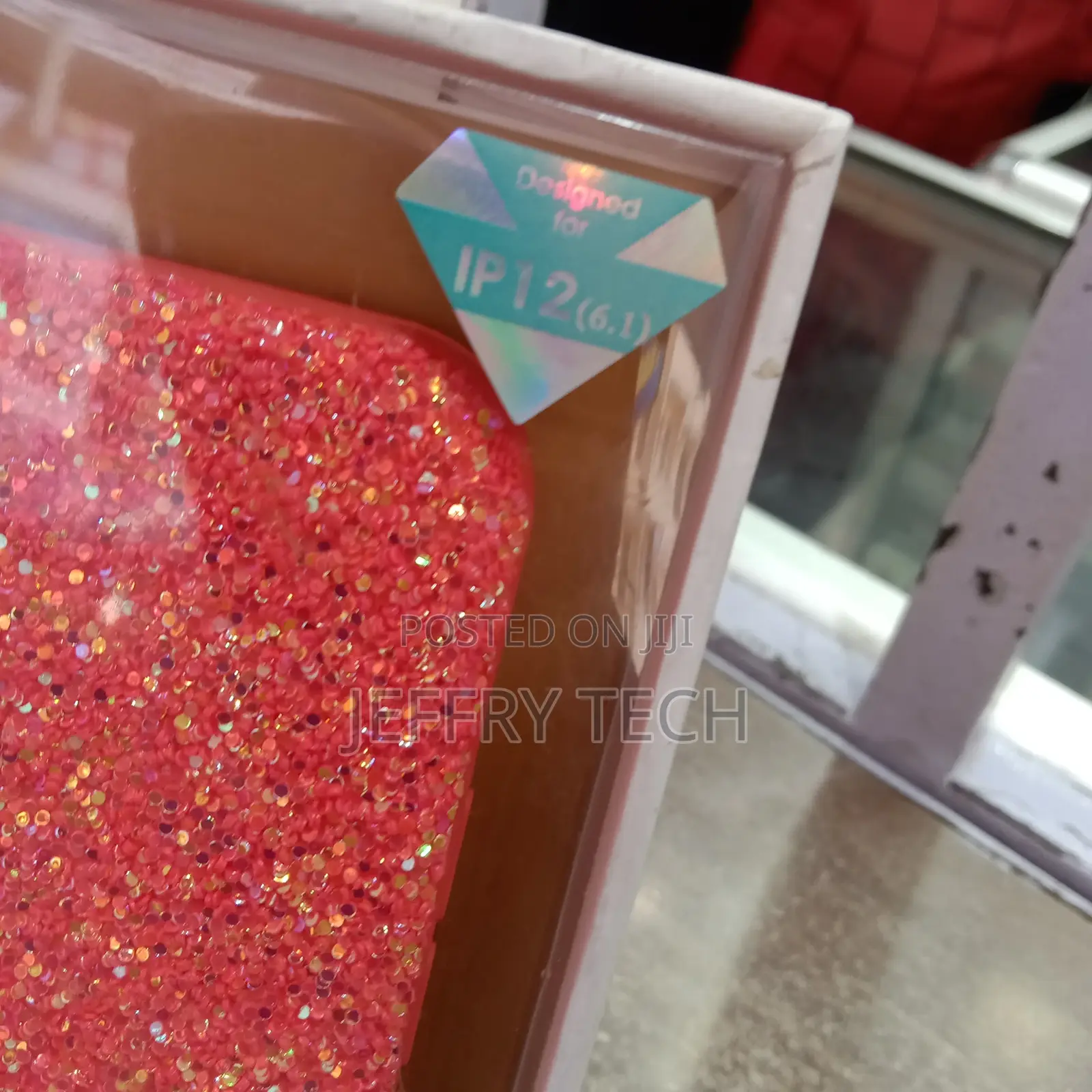 iPhone 12 Silicon Glitter Case
