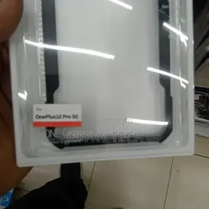 Transparent Back Cover Case for Oneplus 10 Pro 5G (Black Bum