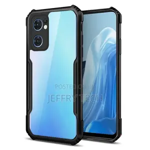 Hard PC Back Cover for Oppo Reno 7 5G (Bumper Frame|Clear)