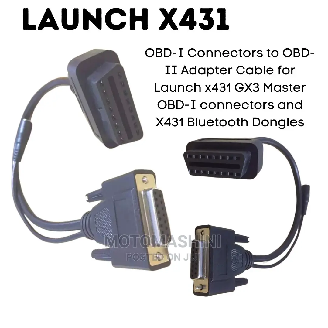 Launch X431 GX3 and Bluetooth Dongle OBD-I Adapter Cable