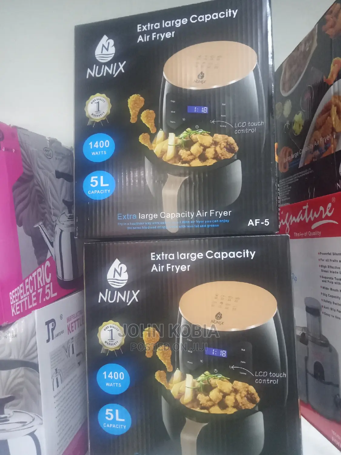 Nunix 5 Litres Air Fryer in Nairobi Central Restaurant & Catering