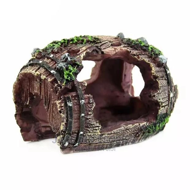 Acquarium Damaged Barrel Decor - thumbnail 3