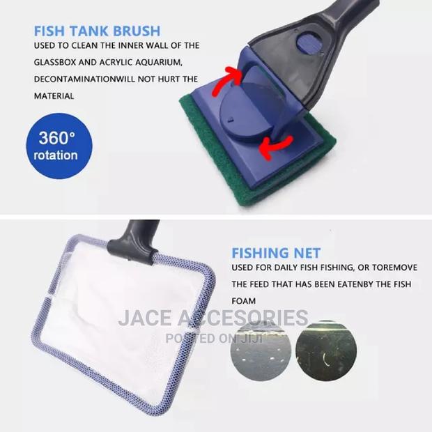 Acquarium Cleaning Tools 5 in One - thumbnail 4