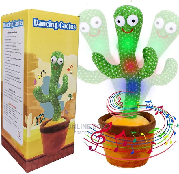 Kids Singing Talking Dancing Cactus Plush Toy - main view