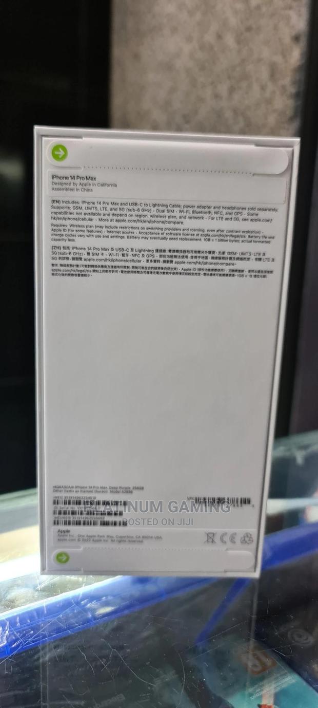 New Apple iPhone 14 Pro 256 GB Black - thumbnail 3