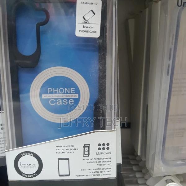 IPAKY Cover Case for Samsung Note 10 With a Clear Back - main view