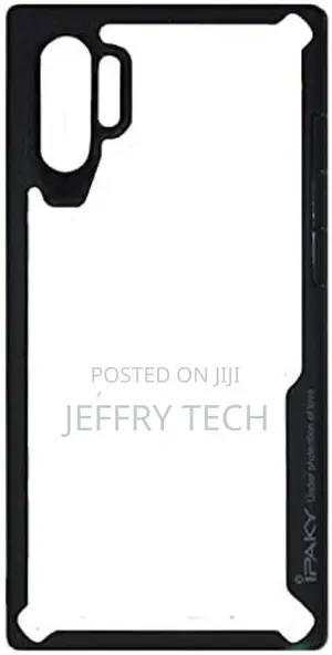 IPAKY Cover Case for Samsung Note 10 With a Clear Back
