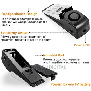 Anti-Burgler Intelligent Alarm Door Stopper