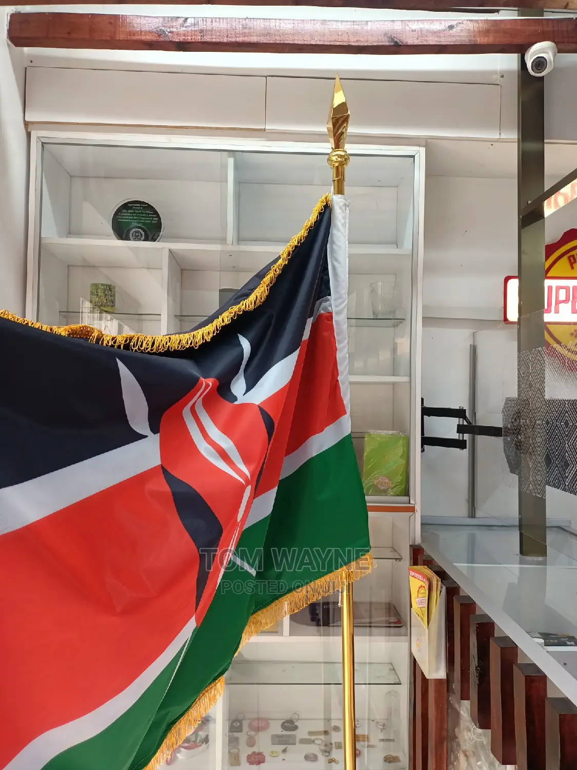 Office Flag Pole, Golden Flag Pole, Silver Flag Pole