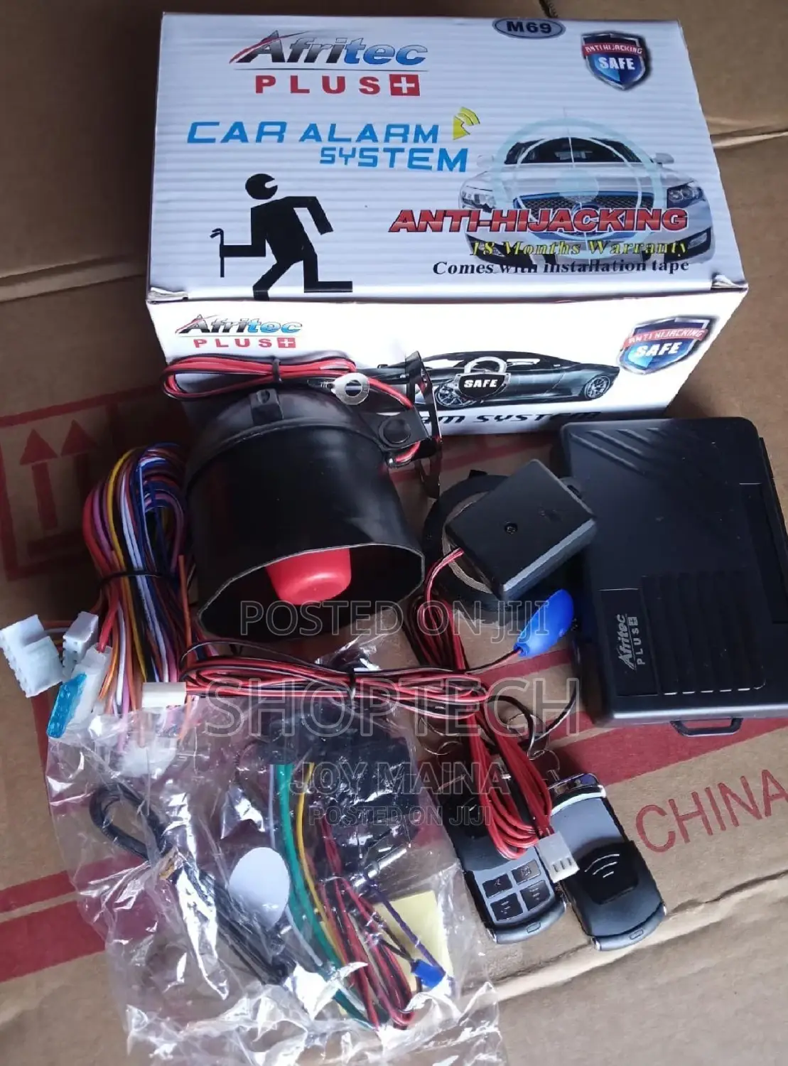 Afritec Car Alarm With Cut Off
