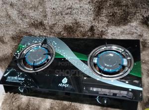 2 Double Burner Gas Stove Infrared Cooker. - main view