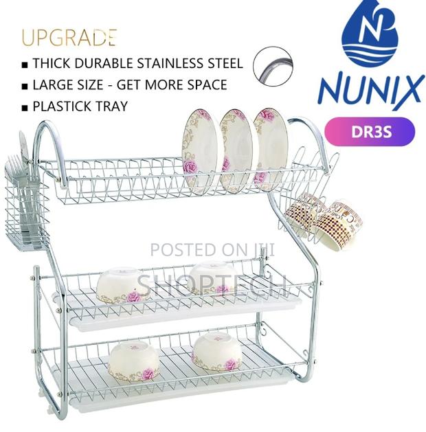 Nunix 3 Layer Dish Drainer Rack