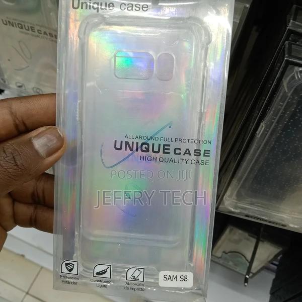 Case Compatible With Galaxy S8, Clear Shockproof Bumper Case - main view