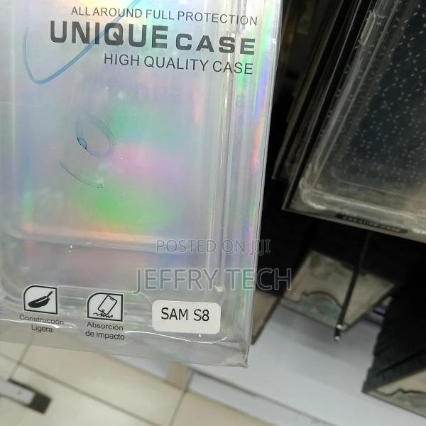 Case Compatible With Galaxy S8, Clear Shockproof Bumper Case - thumbnail 2